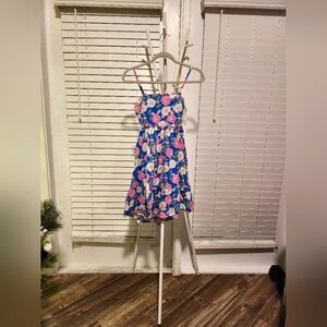 Cute Short Dress with Floral Print